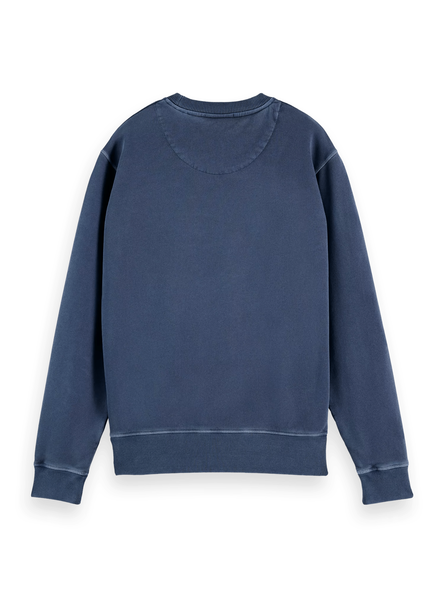 Scotch & Soda Garment-dyed graphic crewneck sweatshirt BCK