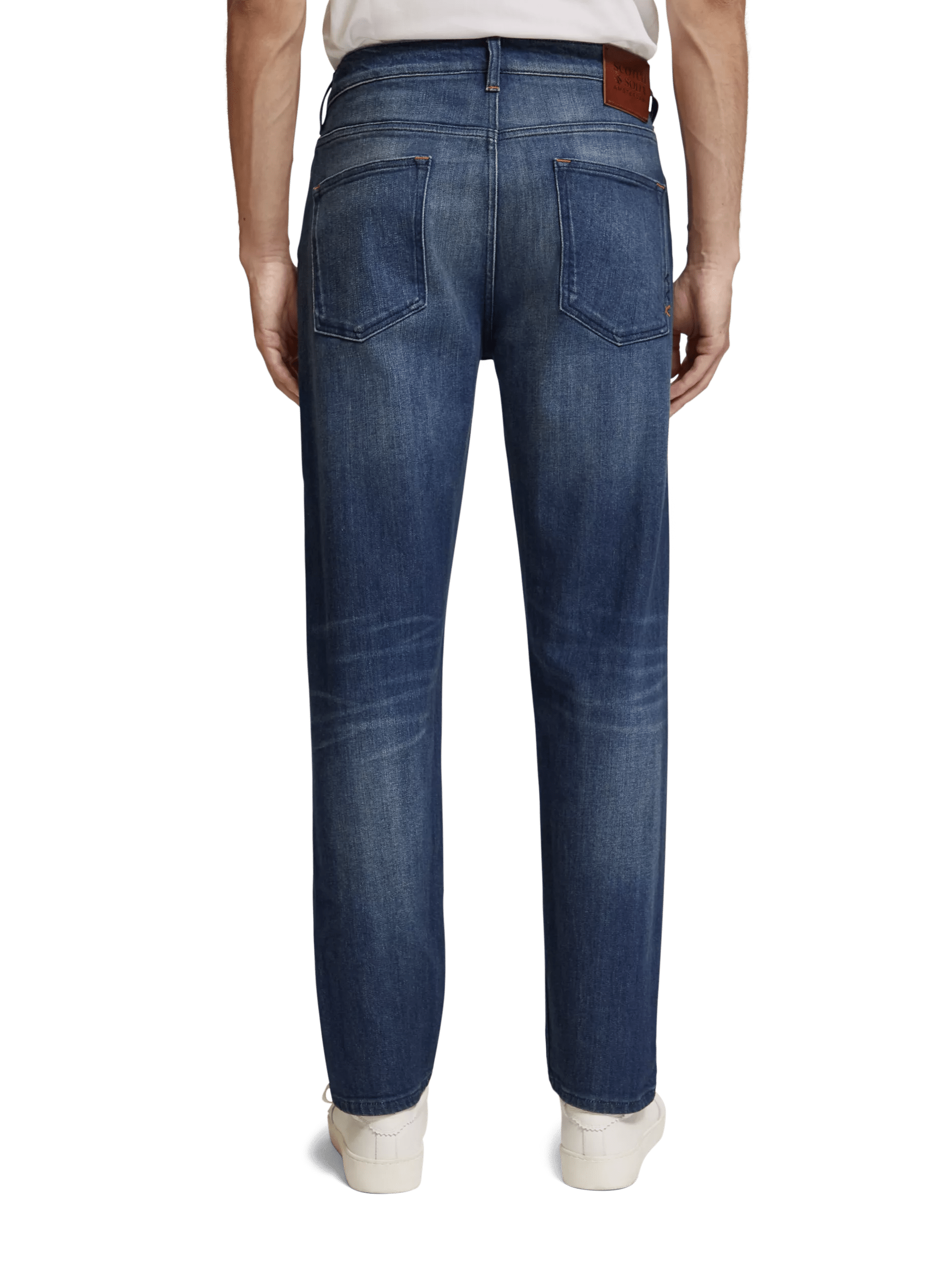 Scotch & Soda The Drop regular tapered-fit jeans Scenic Blauw FIT-BCK