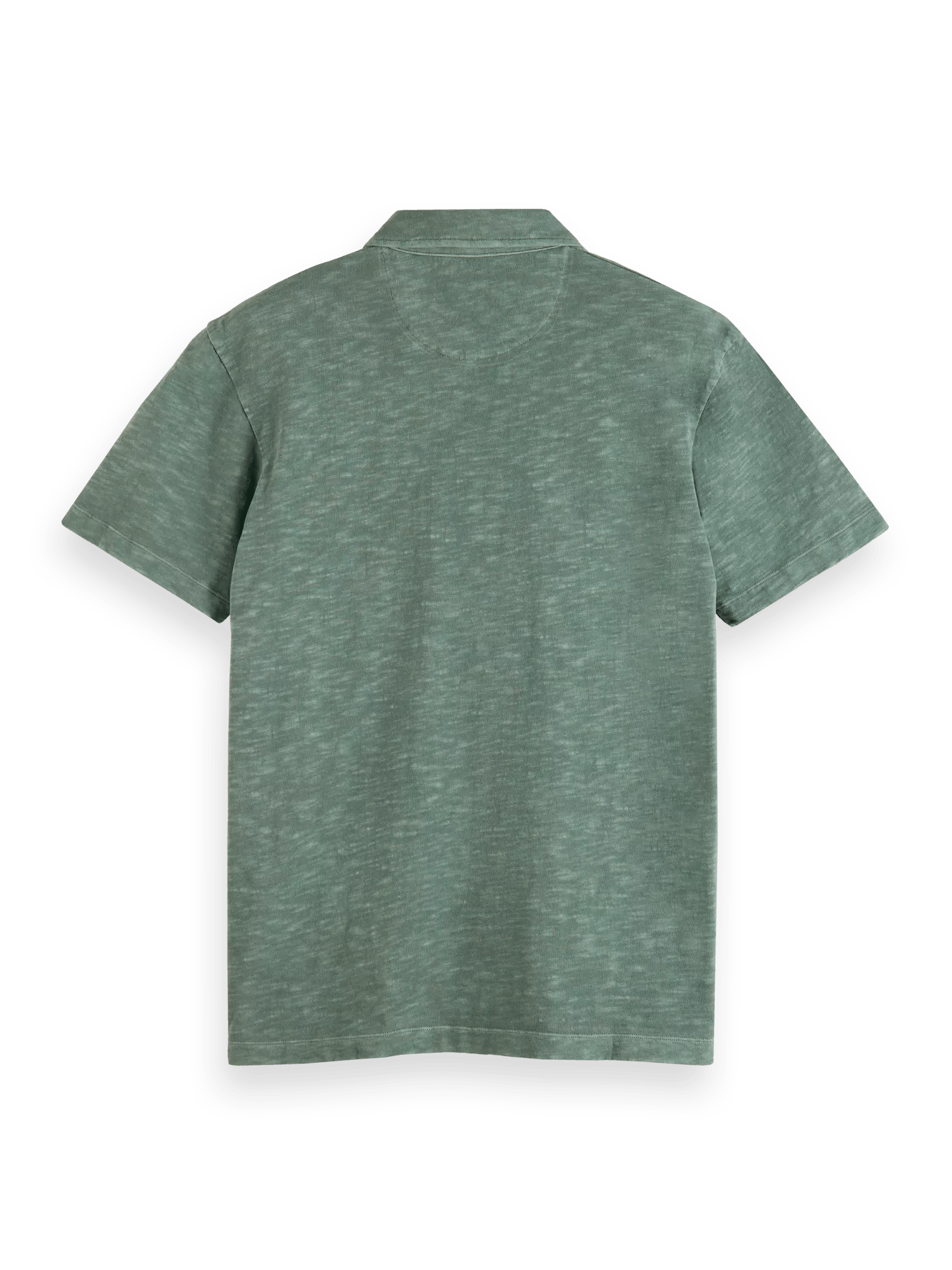 Scotch & Soda Garment-dyed jersey polo in Organic Cotton 174564_1081_BCK