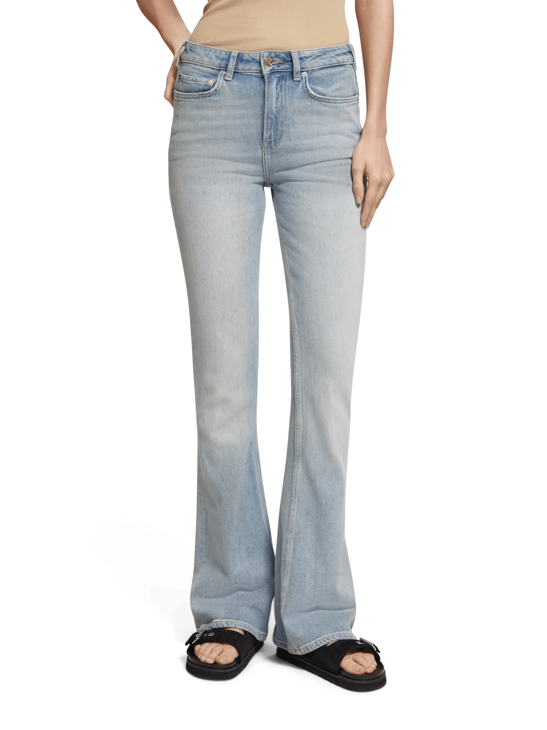 Scotch & Soda The Charm high-rise flared jeans FIT-CRP