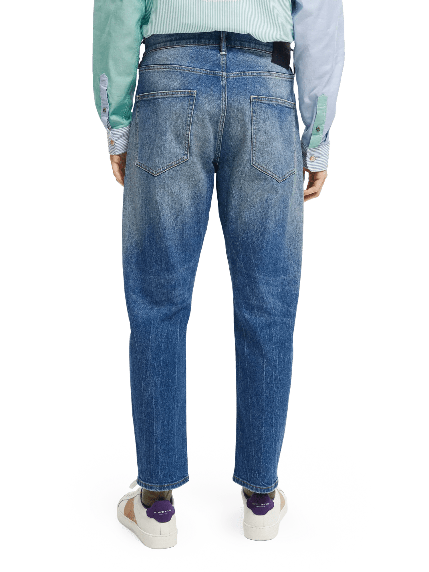 Scotch & Soda De Dean loose tapered-fit jeans - Galaxy Blue NHD-BCK