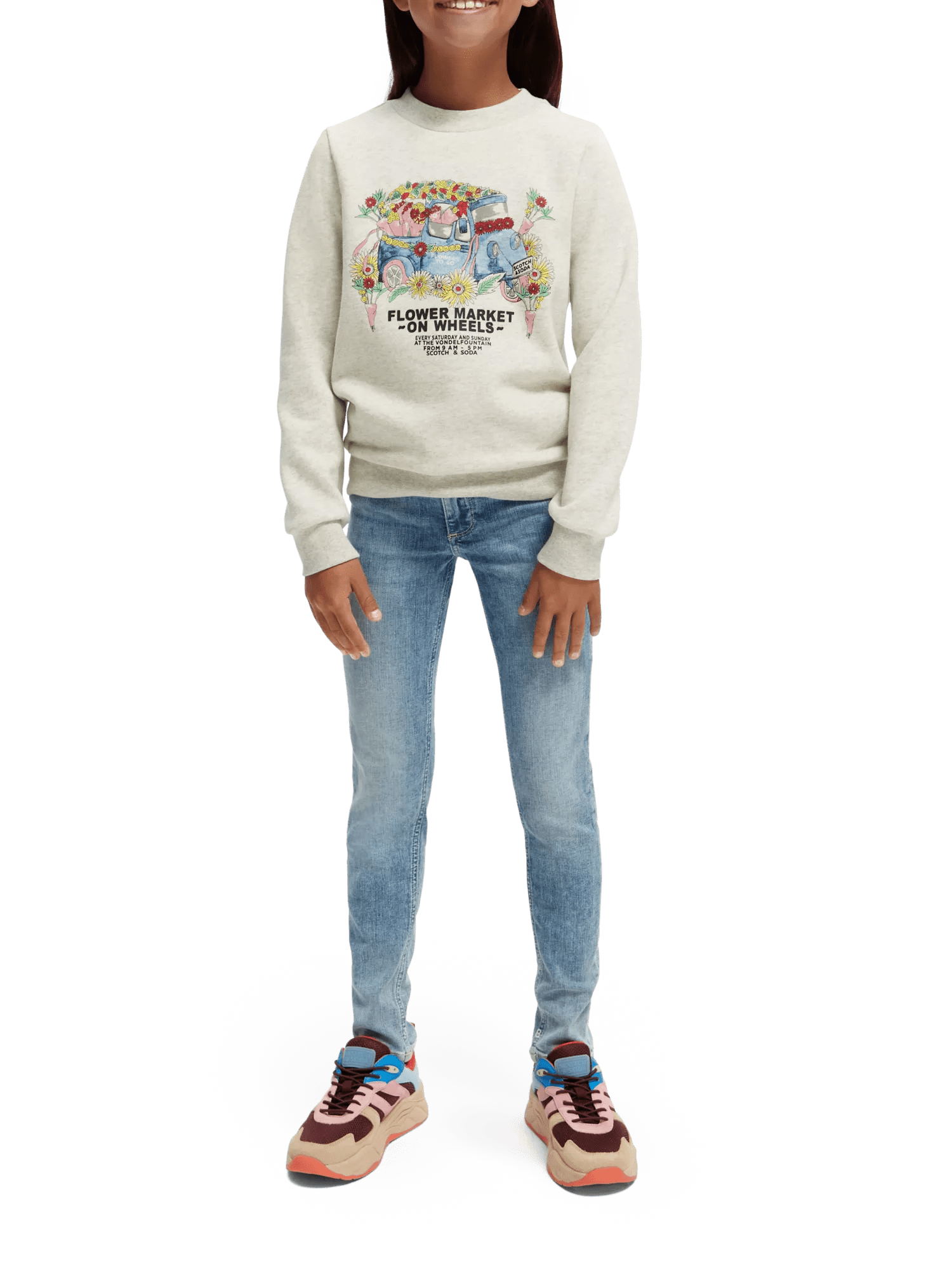 Scotch & Soda Regular-fit artwork sweatshirt NHD-FNT