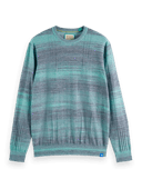 Scotch & Soda Gradient crewneck sweater with reverse details MDL-CRP