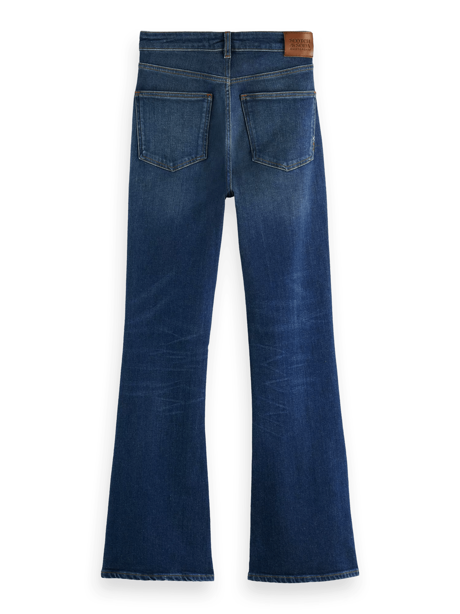 Scotch & Soda The Charm flared organic cotton jeans BCK