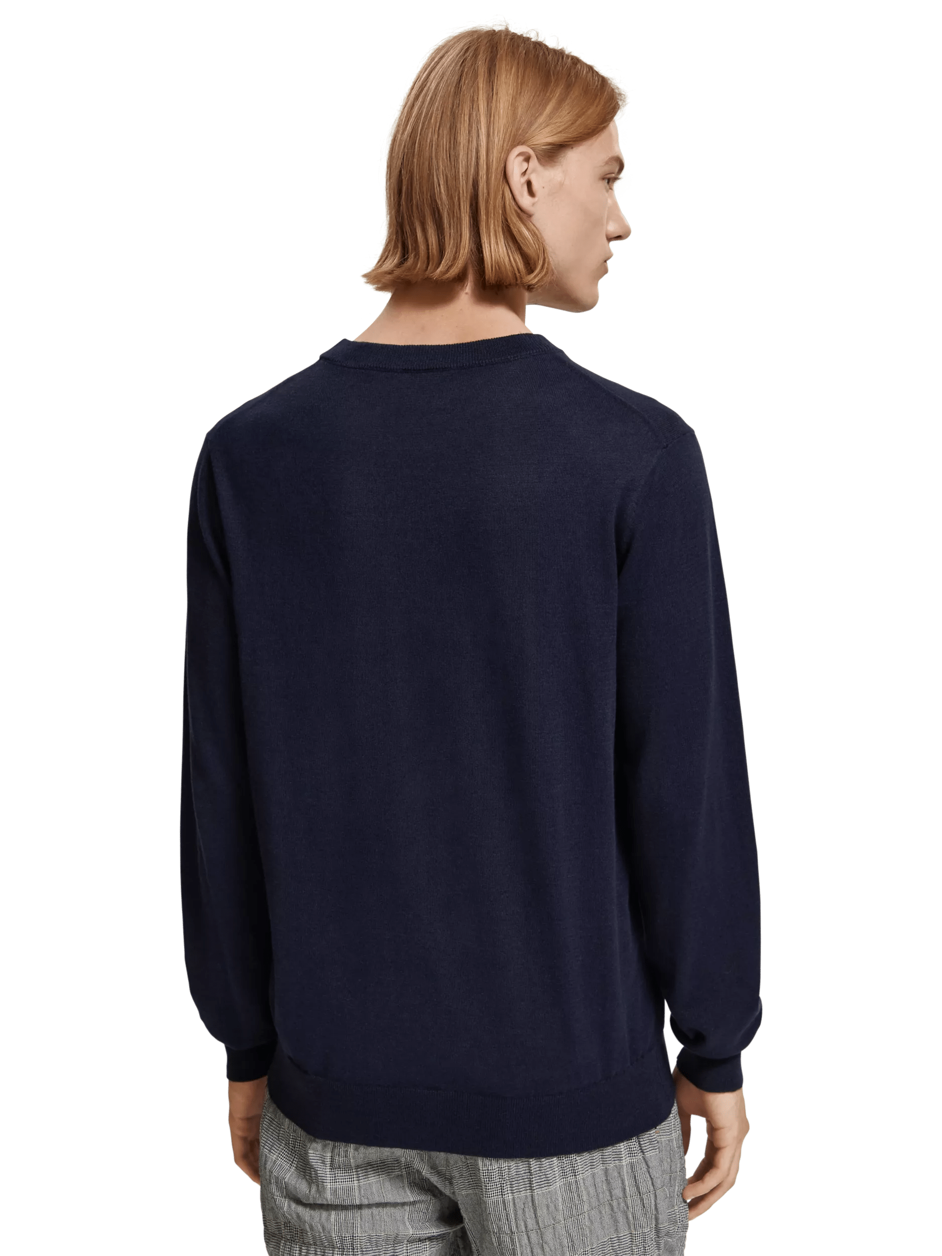 Scotch & Soda Linen-blended pullover sweater MDL-BCK