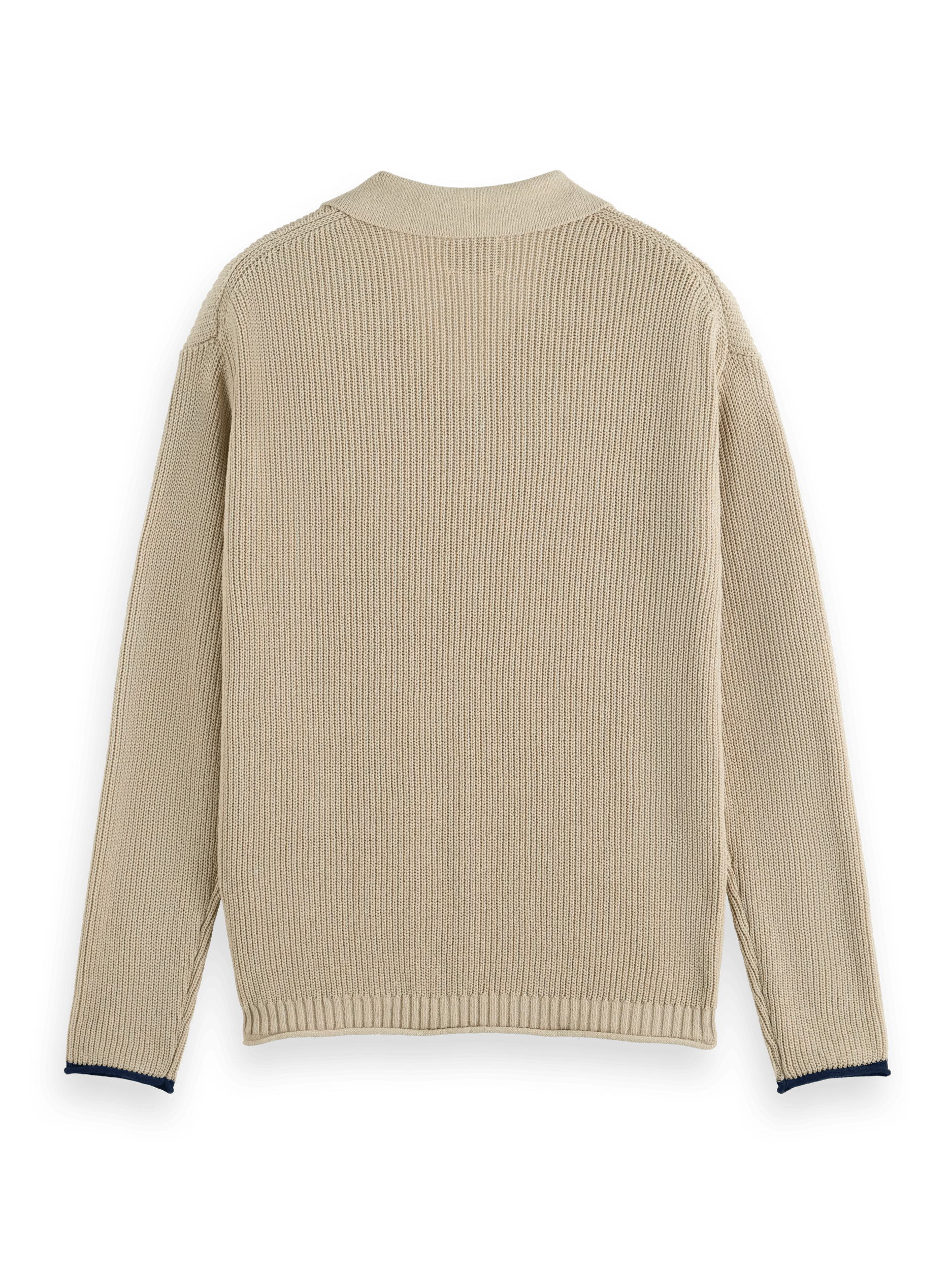 Scotch & Soda V-neck knitted sweater BCK