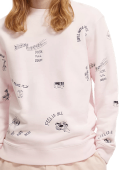 Scotch & Soda Regular fit embroidered sweatshirt MDL-DTL1