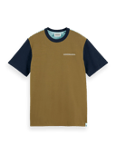 Scotch & Soda T-shirt color-block unisexe en coton bio NHD-CPL