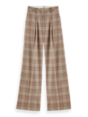 Scotch & Soda The Rose high-rise pleated wide-leg trousers FIT-CRP