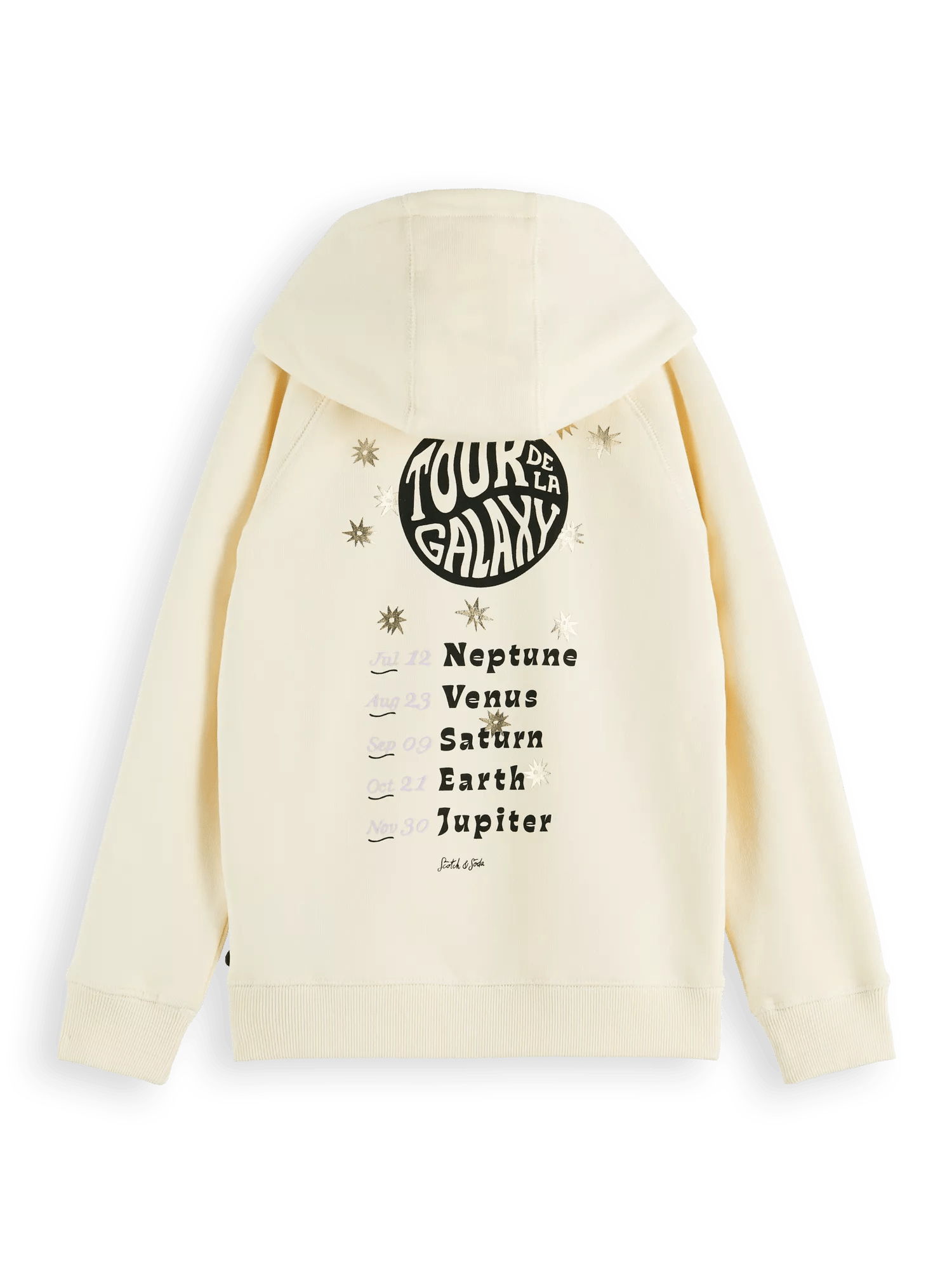 Scotch & Soda Loose fit artwork hoodie BCK
