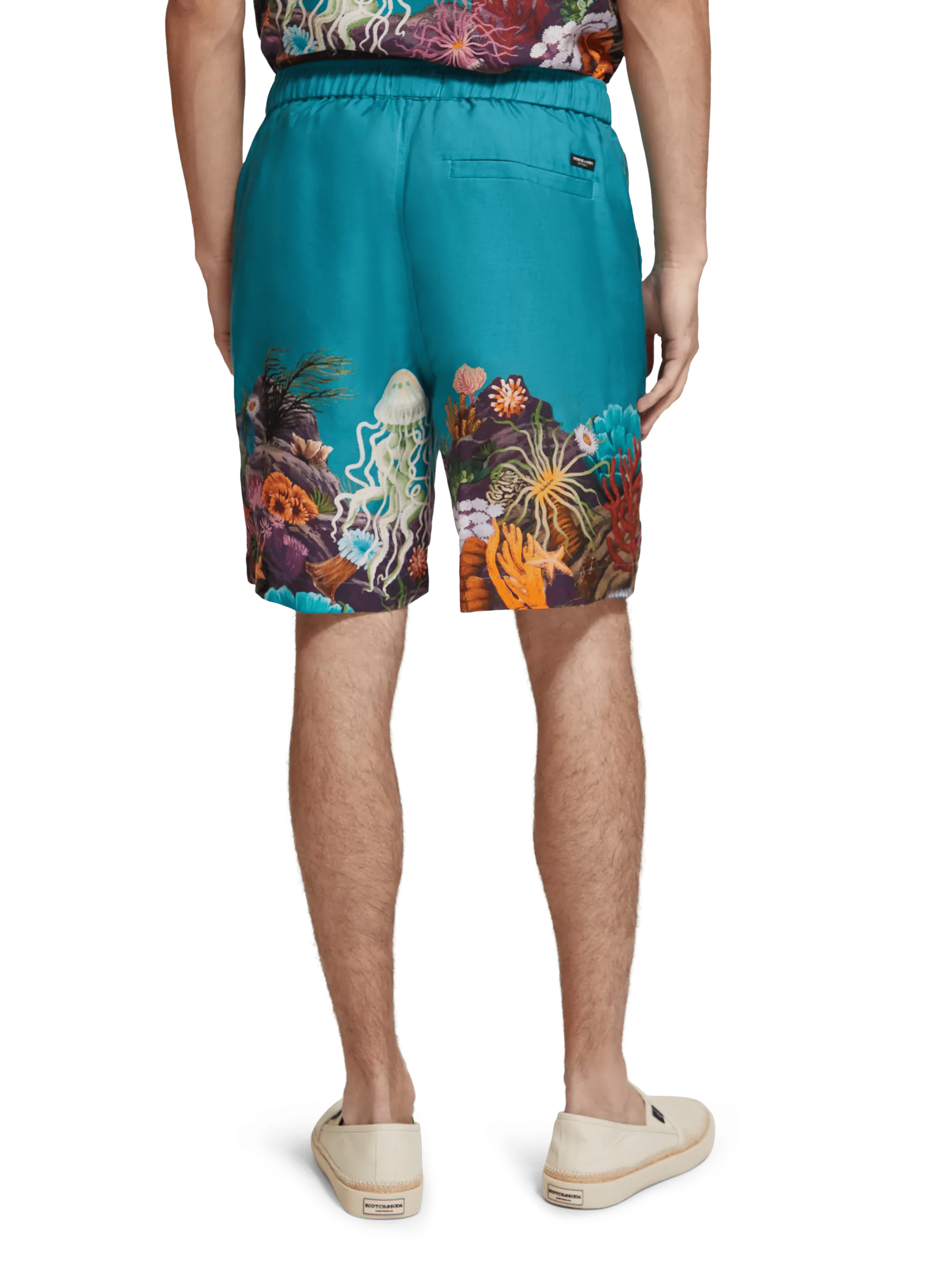 Scotch & Soda Printed Bermuda shorts FIT-BCK