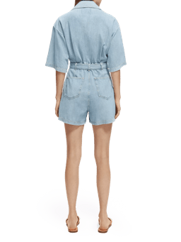 Scotch & Soda Worked out denim jumpsuit - Free Thinker NHD-BCK