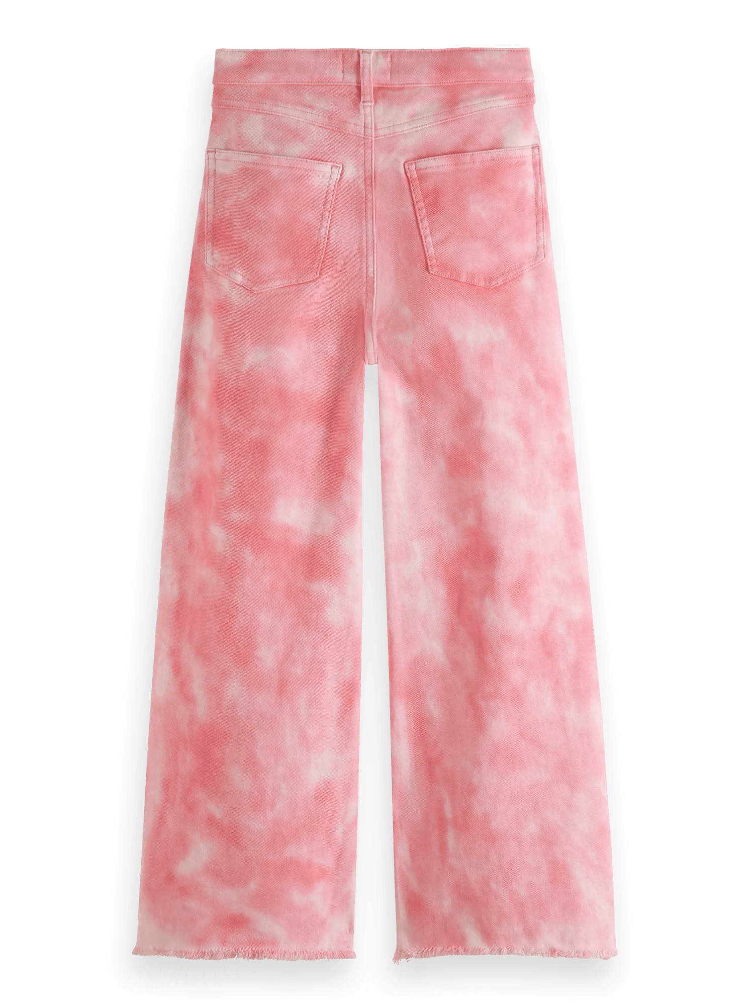 Scotch & Soda Subtle tie-dye wide-leg high-rise pants BCK