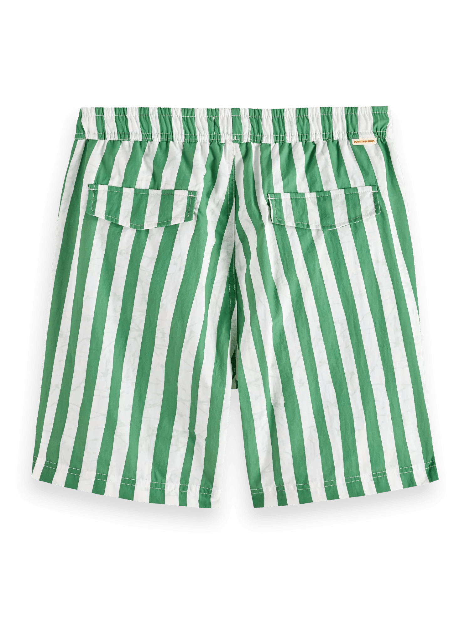 Scotch & Soda Mid length - Batik stripe Printed swimshort BCK
