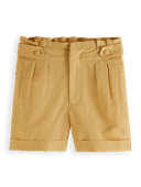 Scotch & Soda Checked linen blend shorts FNT
