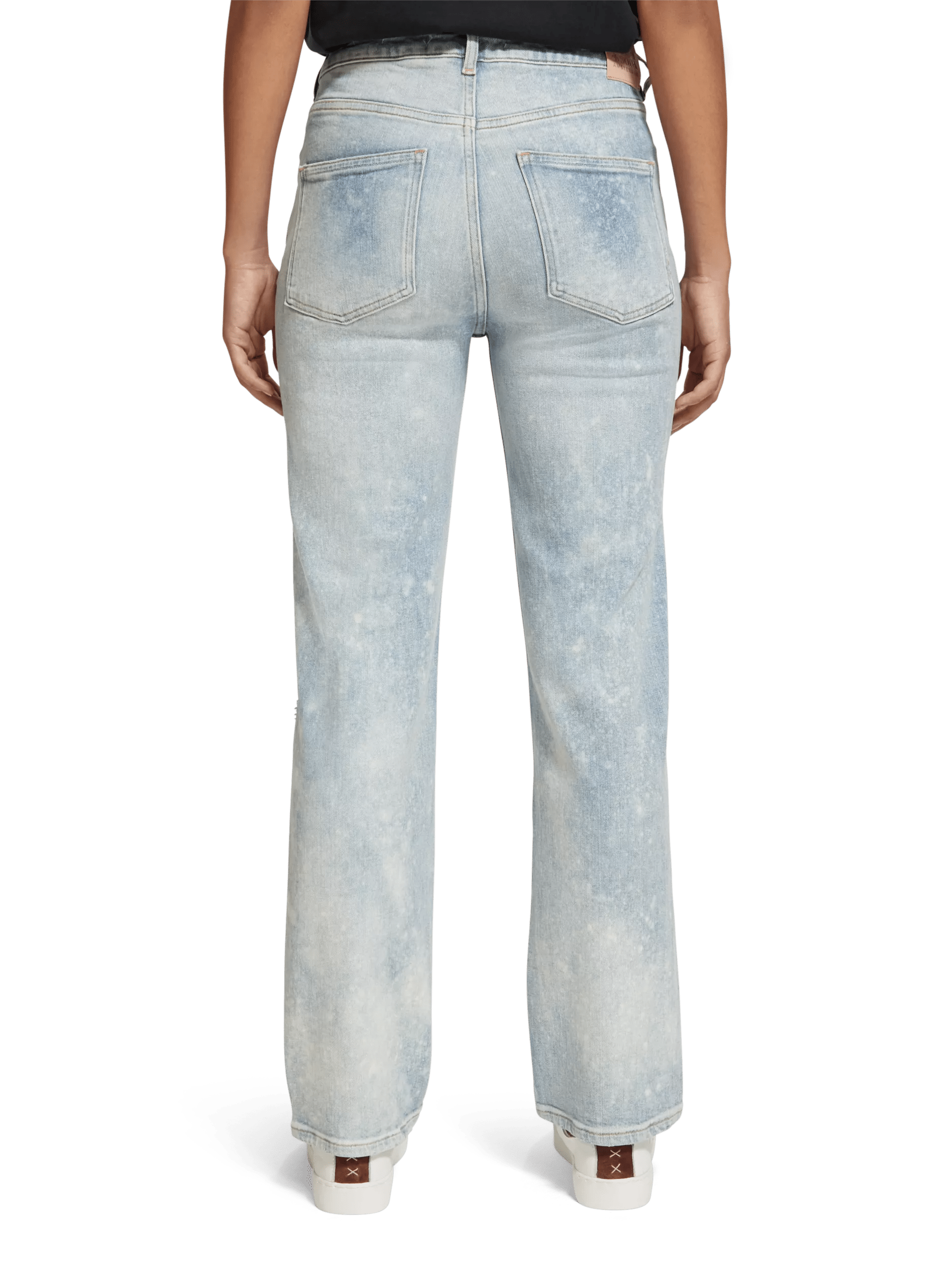 Scotch & Soda De Sky high-rise jeans met rechte pijpen FIT-BCK