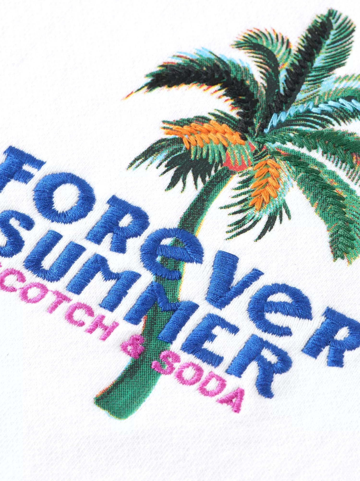 Scotch & Soda Forever summer artwork Crewneck sweat DTL6
