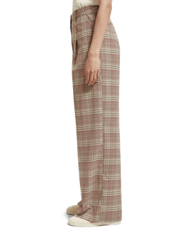 Scotch & Soda The Rose high-rise pleated wide-leg trousers FIT-SDE