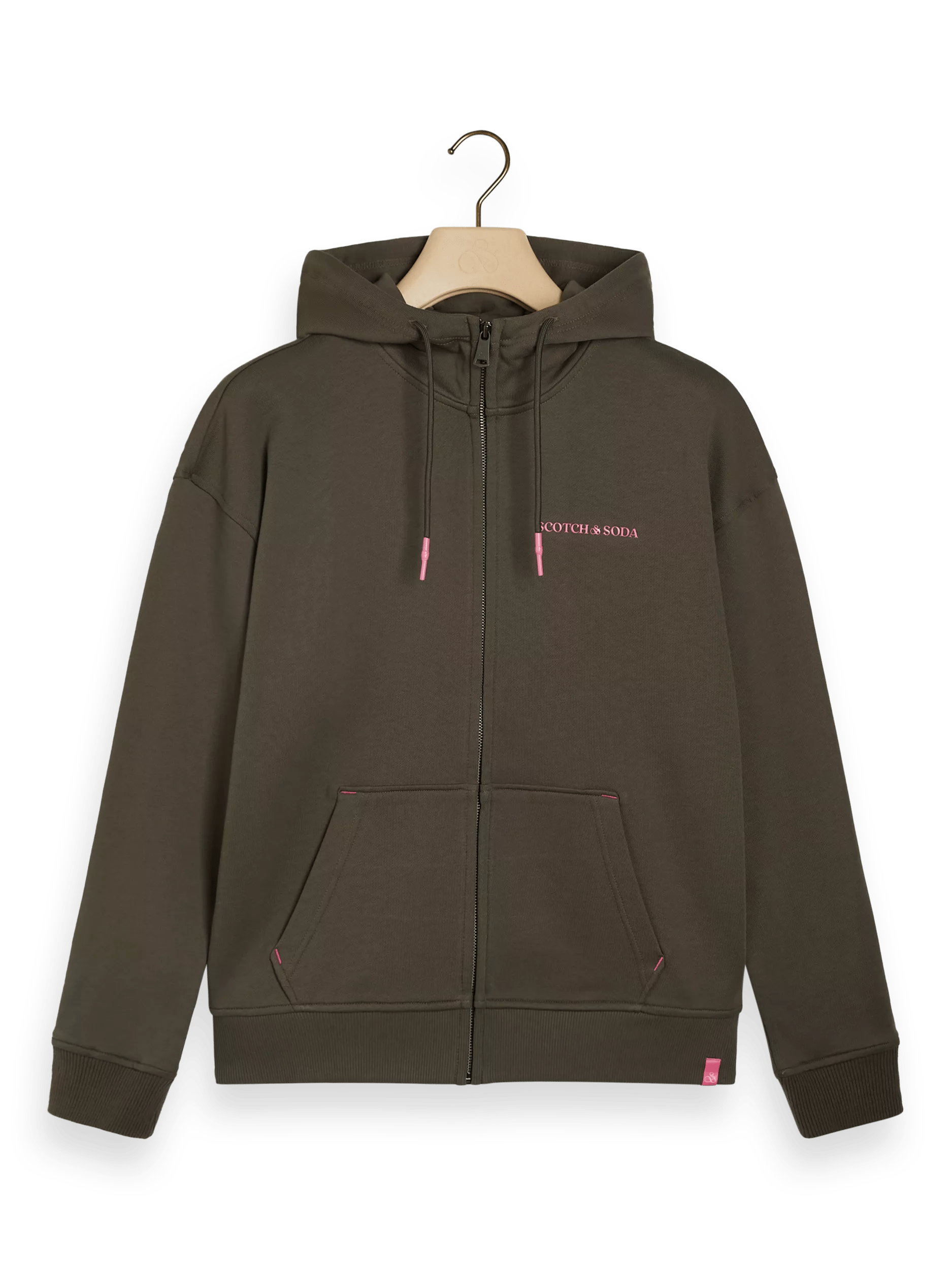 Scotch & Soda Unisex zip-through hoodie FNT