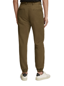 Scotch & Soda Relaxed linen-blended chino jogger FIT-BCK