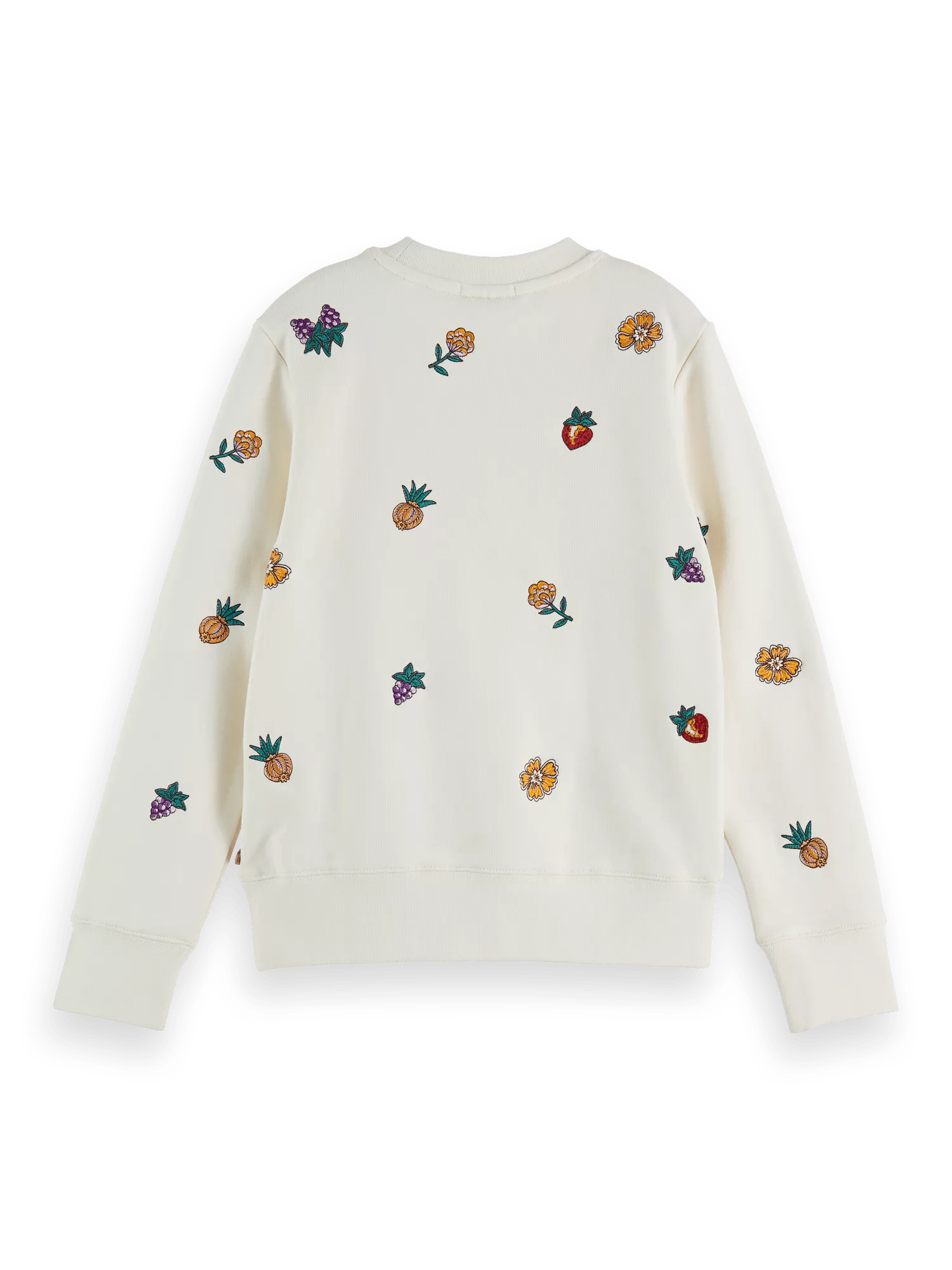 Scotch & Soda All-over embroidered regular-fit sweatshirt BCK