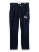 Scotch & Soda Loose tapered fit corduroy pants in Organic Cotton NHD-CRP