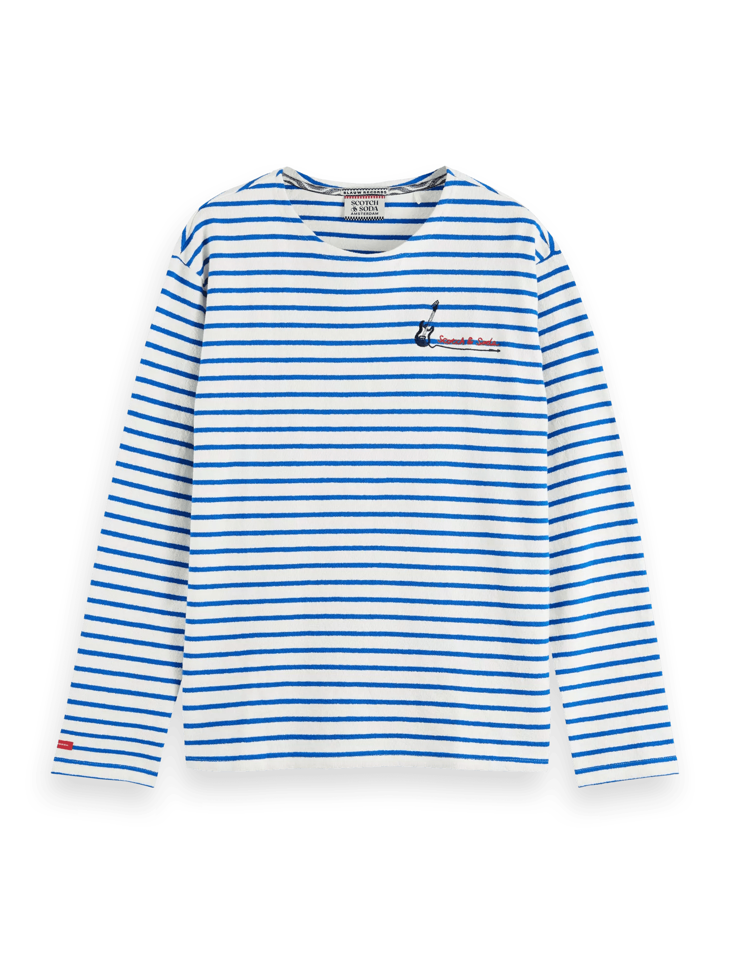 Scotch & Soda Relaxed fit striped long-sleeved T-shirt FNT