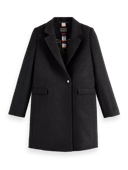 Scotch & Soda Einreihiger Mantel aus Wollmischung NHD-CRP