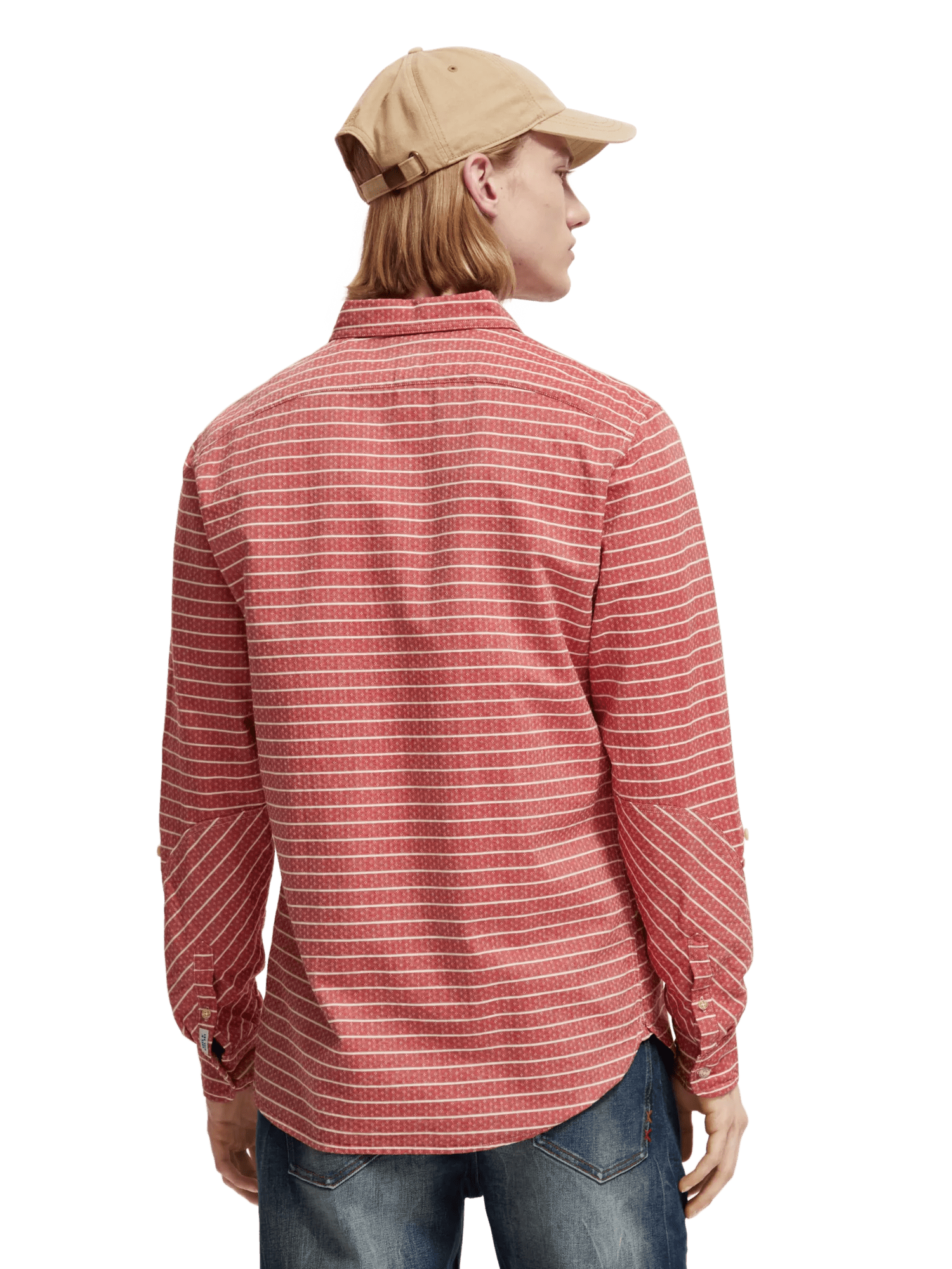 regular-fit-striped-sleeve-adjustment-shirt