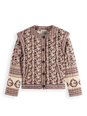 Scotch & Soda Printed quilted jacket MDL-CRP