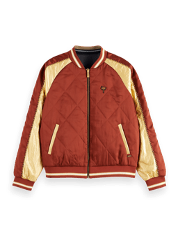 Scotch & Soda Reversible embroidered bomber jacket DTL1
