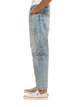Scotch & Soda Bugs Bunny- The Spirit unisex relaxed jean -That's All Folks NHD-SDE