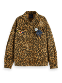 Scotch & Soda Printed twill utility jacket MDL-CRP