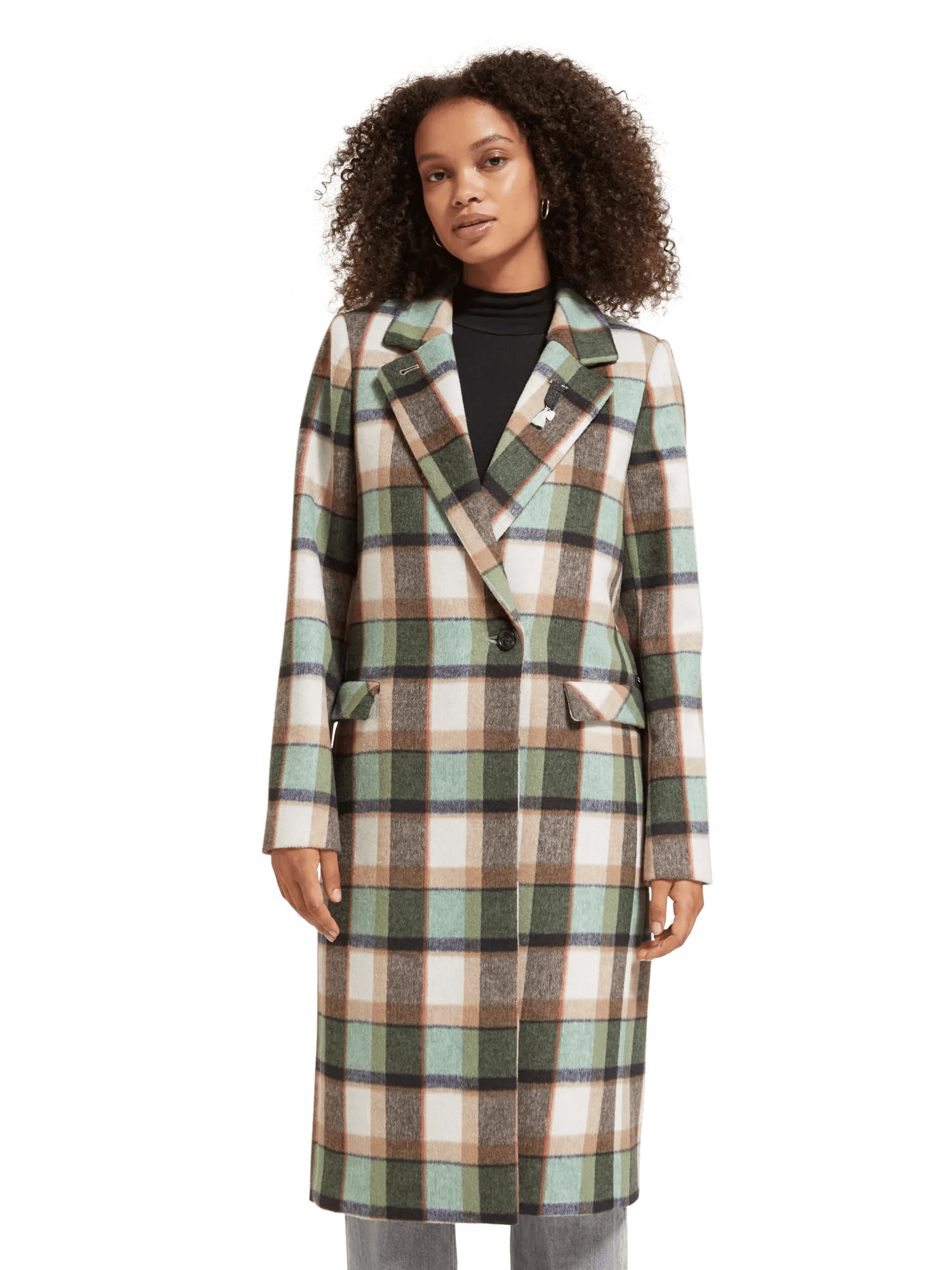 Scotch and soda 2025 checked wool jacket