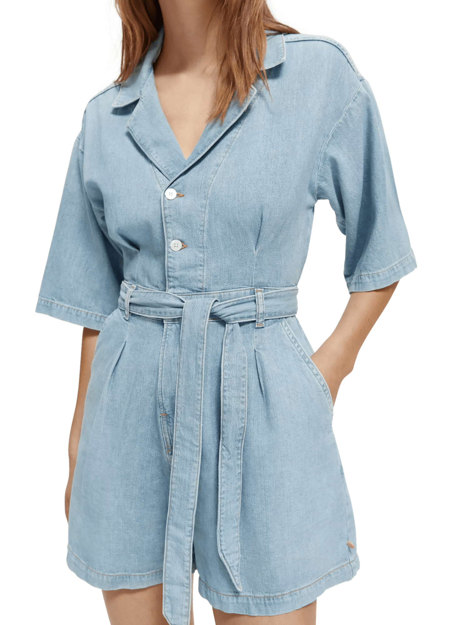 Scotch & Soda Worked out denim jumpsuit - Free Thinker NHD-DTL1