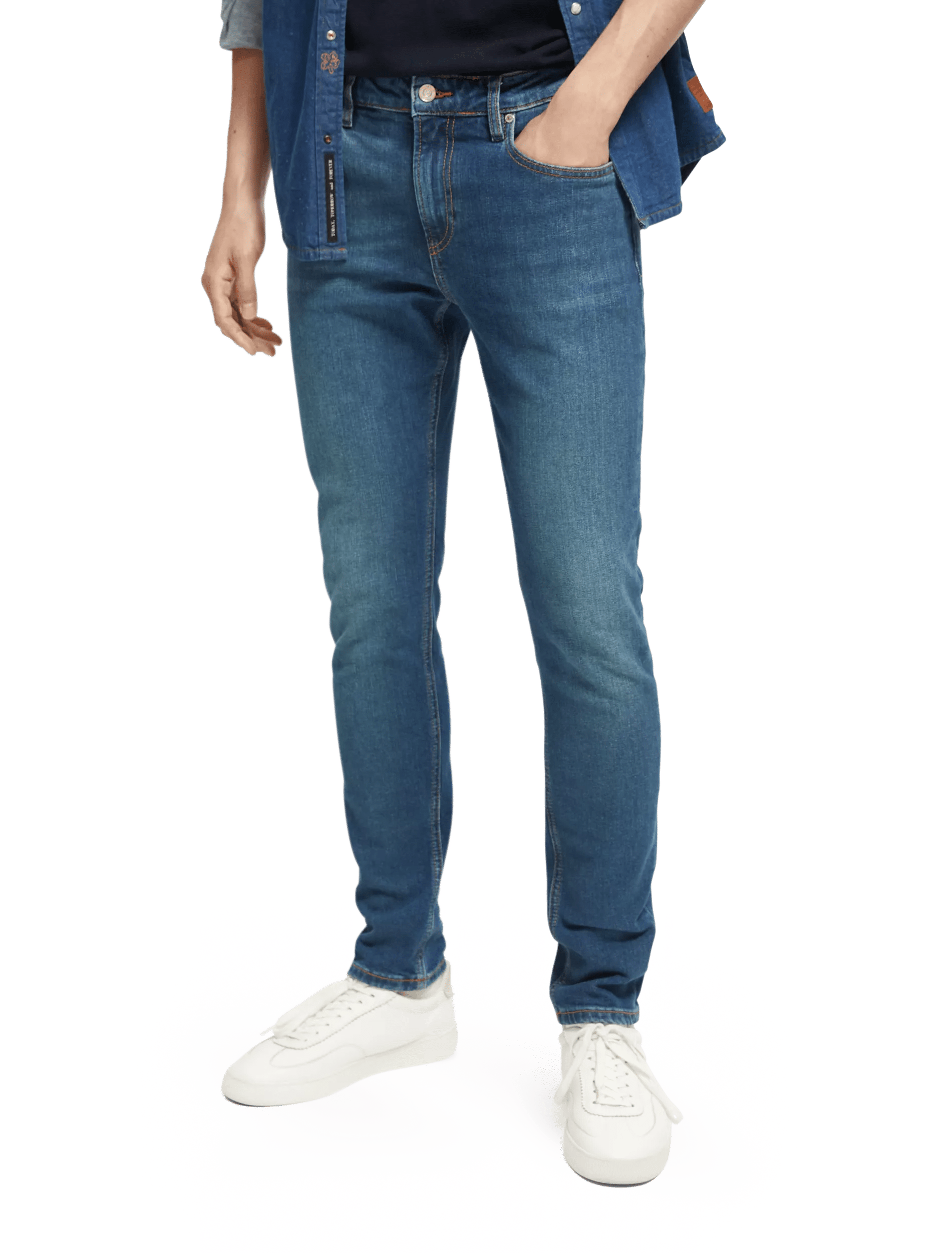 Scotch & Soda The Skim super-slim fit organic cotton jeans FIT-CRP