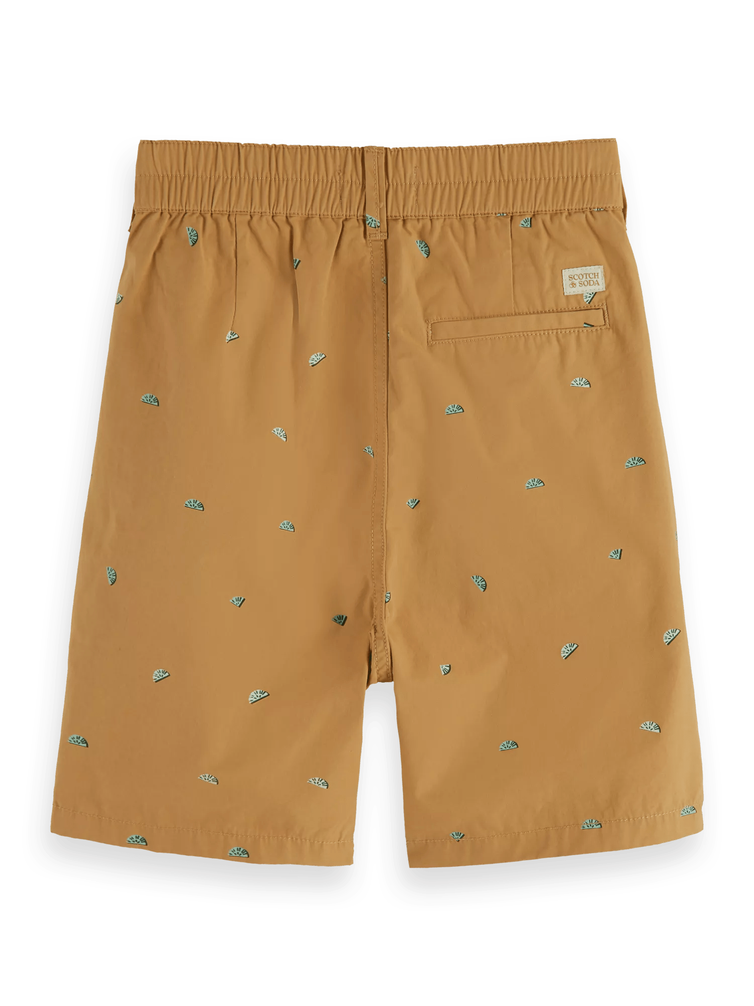 Scotch & Soda All-over printed peached chino shorts BCK
