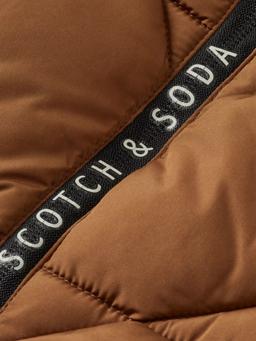 Scotch & Soda Water repellent puffed jacket with removable hood DTL6