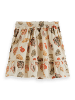 Scotch & Soda Printed mini skirt BCK