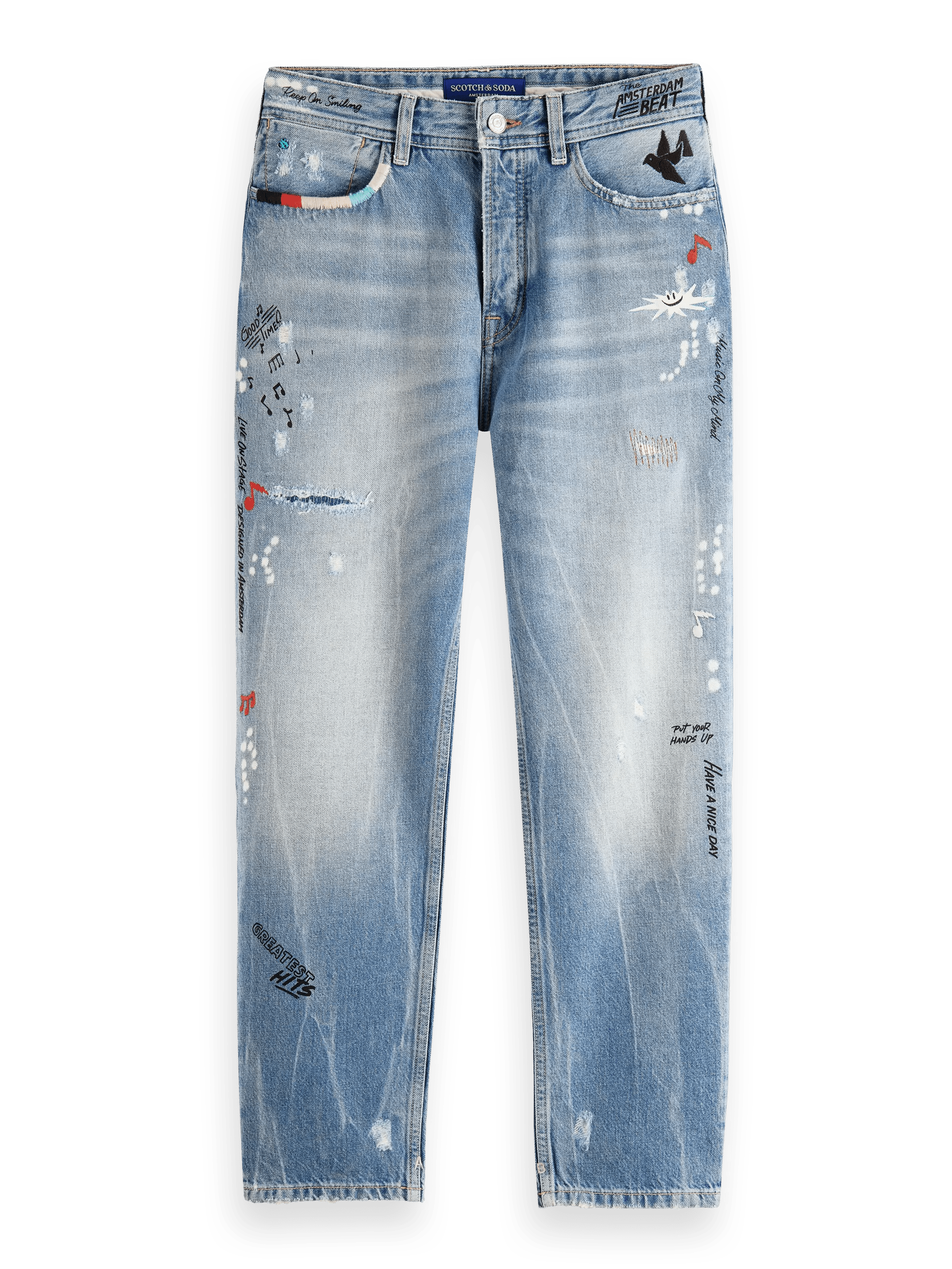 Scotch & Soda De Buzz boyfriend-fit jeans FNT