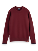 Scotch & Soda Structured crewneck sweater NHD-CRP