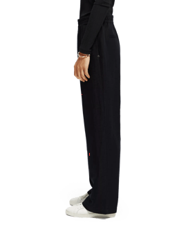Scotch & Soda Gia mid-rise wide-leg elasticated trousers NHD-SDE
