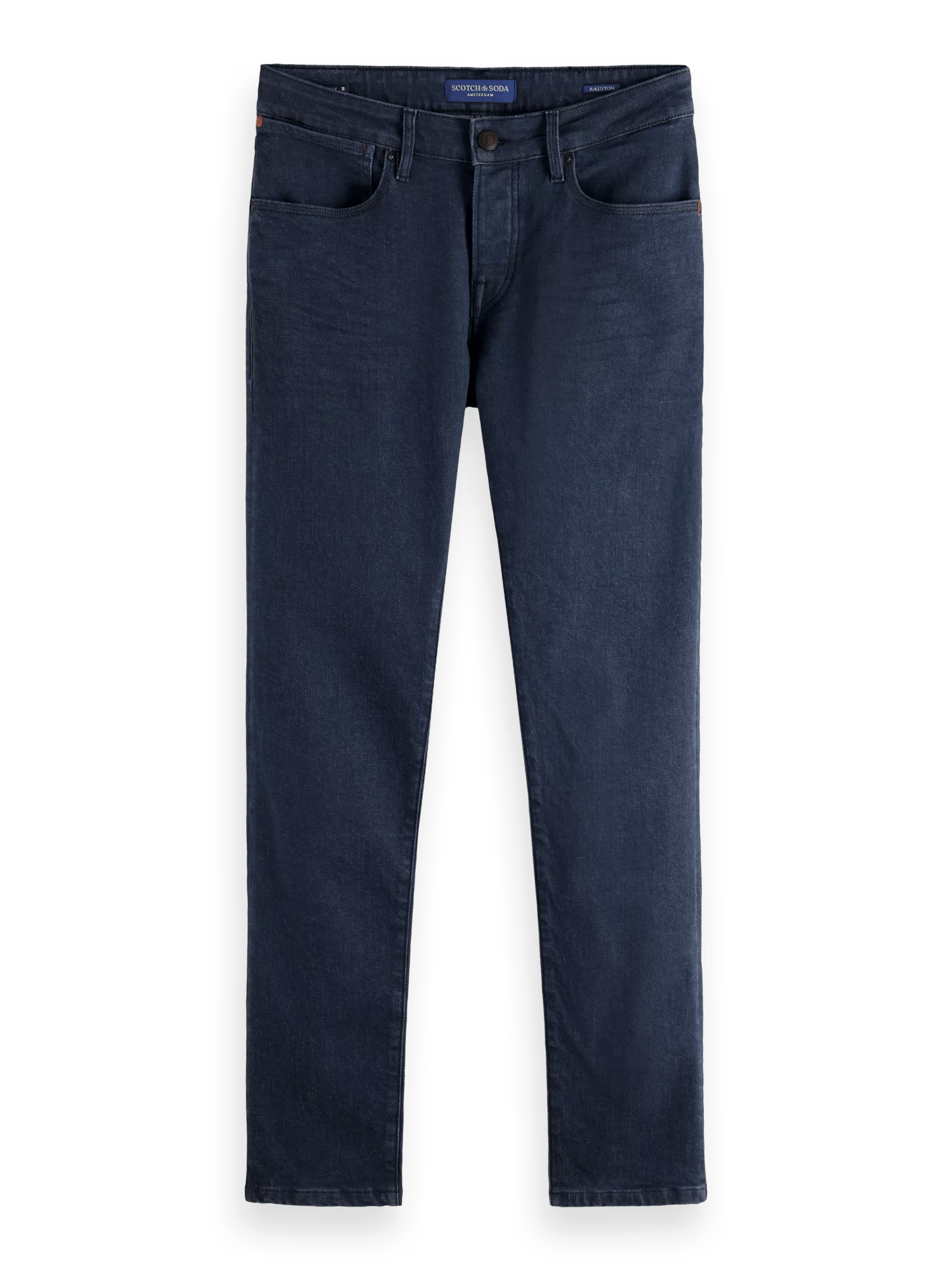 Scotch & Soda Ralston regular slim jeans  – Blauw Burn FNT