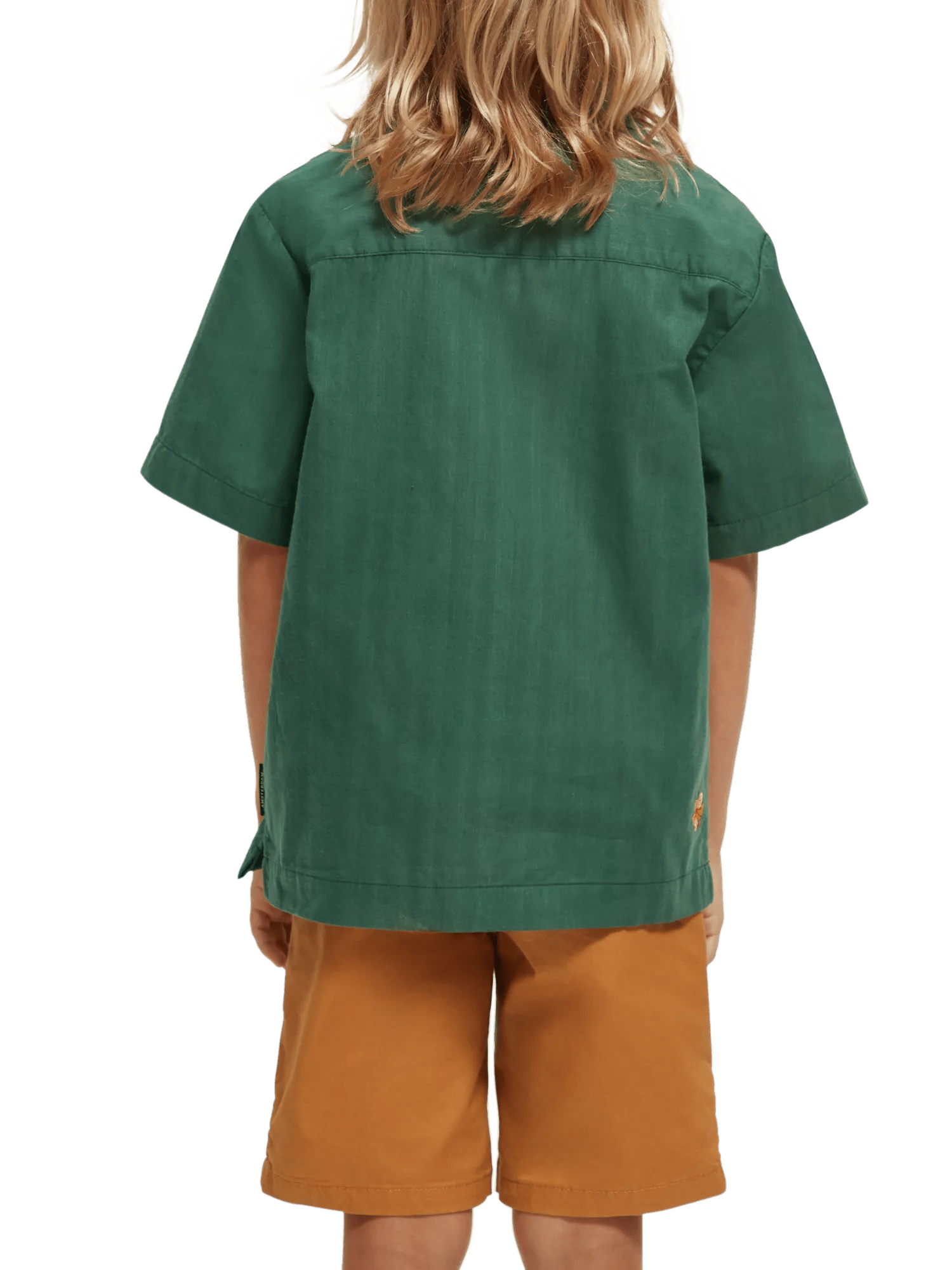 Scotch & Soda Camp-overhemd met korte mouwen en borduursel NHD-BCK
