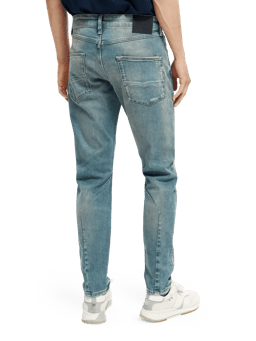Scotch & Soda The Singel Slim Tapered Fit Jeans – Faded Blue NHD-BCK